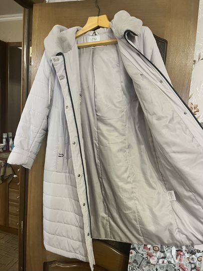 Пуховик женский длинный