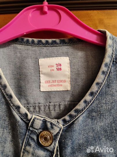 Джинсовая куртка 128р