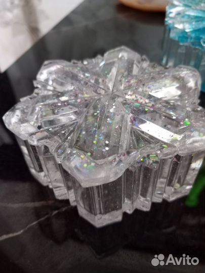 Шкатулки, вазочки из смолы. Ручная работа