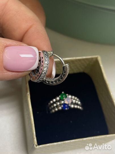 Пандора серьги