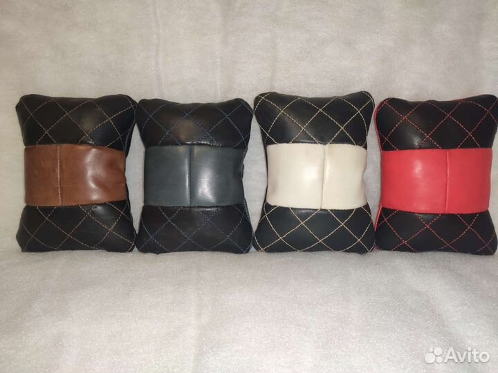 Автомобильные подушки из натуральной кожи