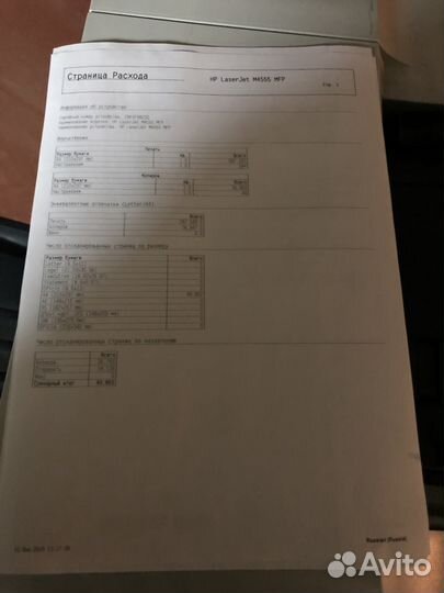 HP LaserJet M4555 сетевое сканирование 55стр в мин