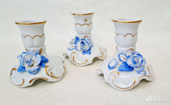 Подсвечник Германия фарфор винтаж