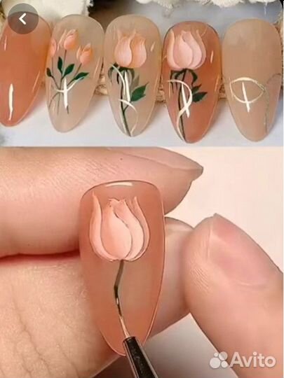 Наращивание ногтей, гель-лак