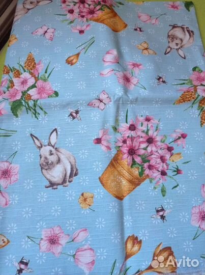 Хлопок ткань отрезы Трёхгорка, СССР