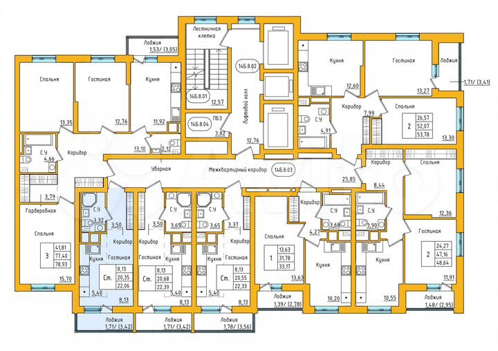 Квартира-студия, 22,1 м², 4/27 эт.