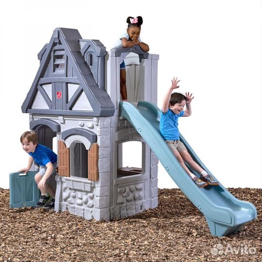 Step-2 Двухэтажный домик с горкой 