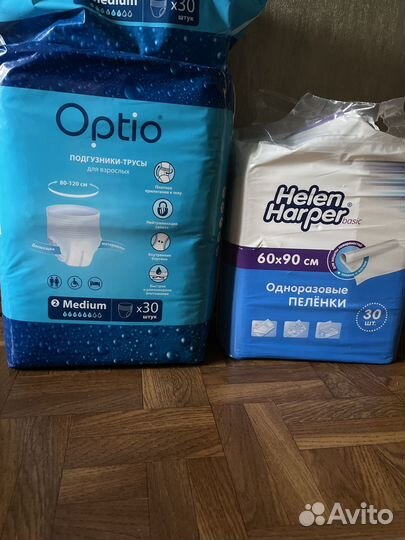 Памперсы для взрослых и одноразовые пеленки