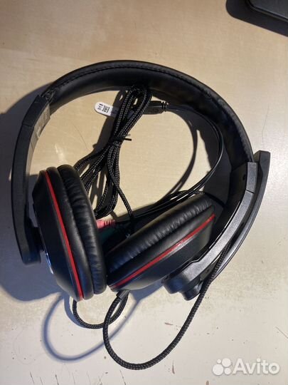 Проводная гарнитура Oklick HS-L390G черный