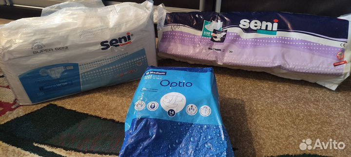 Памперсы пеленки для взрослых остатки