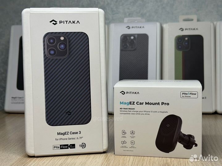 Комплект Pitaka 14 Pro Max 1500D + Car Mount Pro