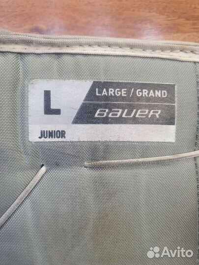 Хоккей с шайбой: вратарские щитки bauer