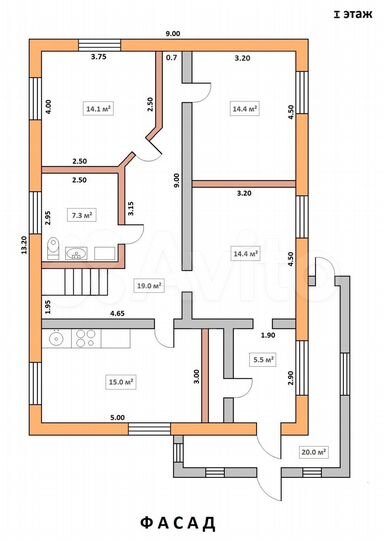 Дом 180 м² на участке 1036 м² (Казахстан)