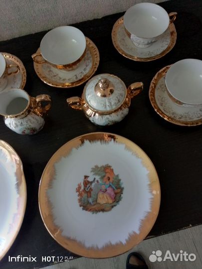 Набор столовой посуды, Бавария, фарфор