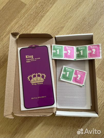 Защитные стекла для iPhone комплект 3 шт