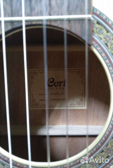 Классическая гитара cort ac100sg Yamaha c 40