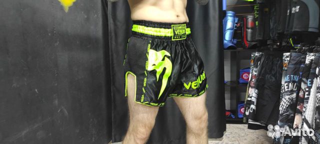 Шорты для Тайского бокса Venum кислотные