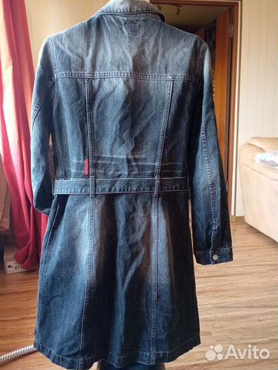 Джинсовое платье 48