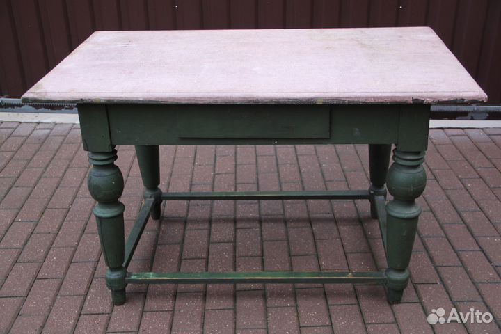 Стол столик резной письменный обеденный старинный