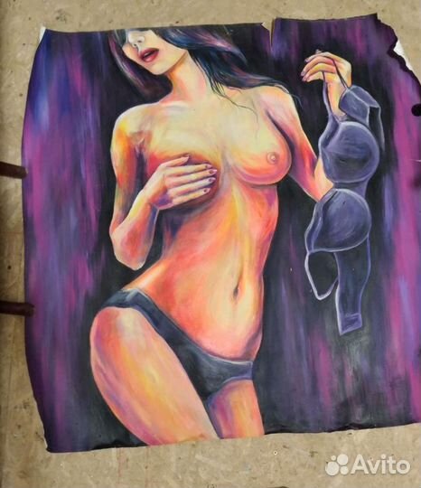 Картина цветок, картины на заказ, услуги художника