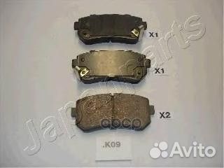 Колодки торм диск Sportage 10- ppk09af Japanparts