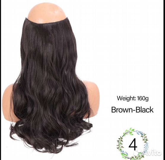 Волосы на заколках клипсах для наращивания