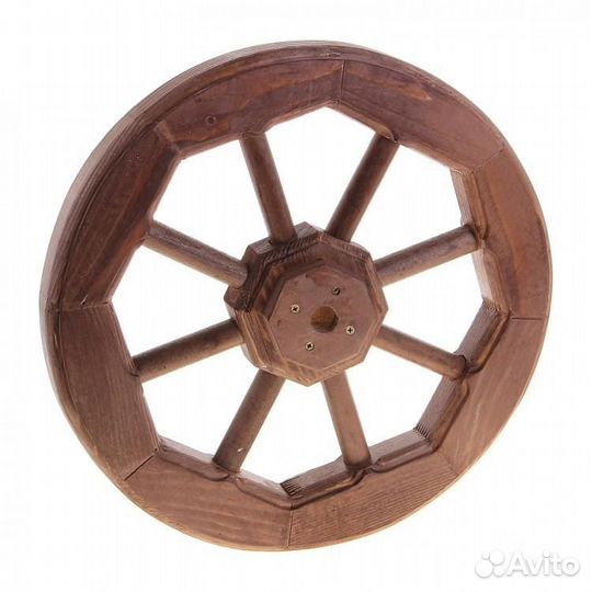 Колесо декоративное-деревянное