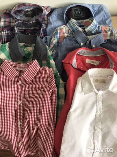 Рубашка на мальчиков возраст разный от 4 лет