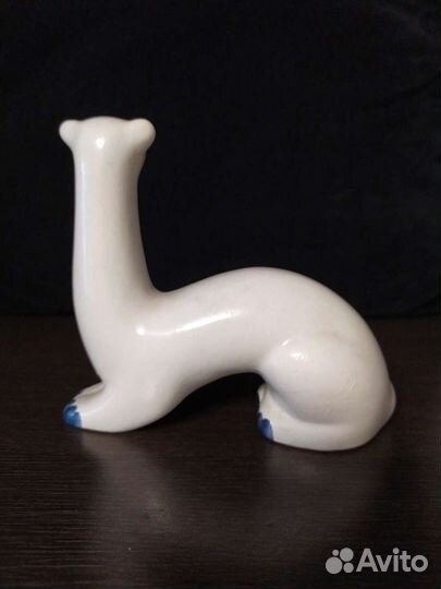 Статуэтка зик «Ласка (Горностай)»фарфорссср