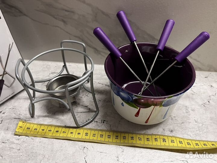 Набор для фондю новый + свечи в подарок