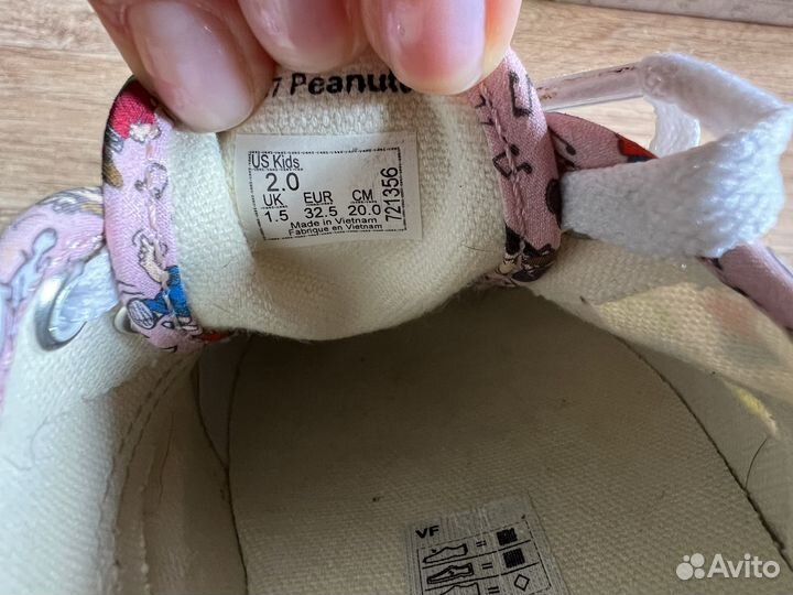 Кеды Vans peanuts 32,5