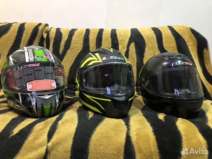 Мотоциклетный шлем ls2 с очками