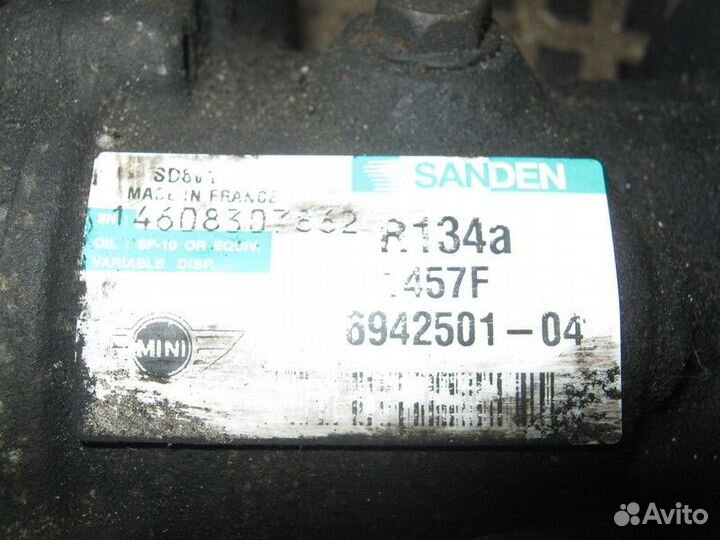 Компрессор кондиционера Mini Cooper S R56 2008