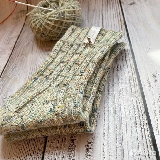 Вязанные носки ручной работы