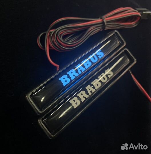 Эмблема brabus с подсветкой Китай