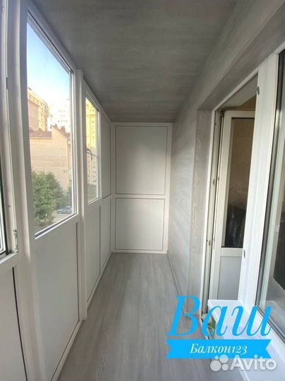 Остекление балкона/Отделка с бесплатным замером