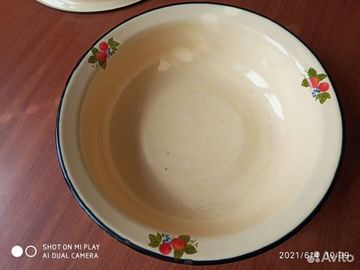 Эмалиронанные - блюдо, бидоны, лоточки СССР