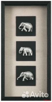 206437 Панно Bello Pittura Индийские слоны 2