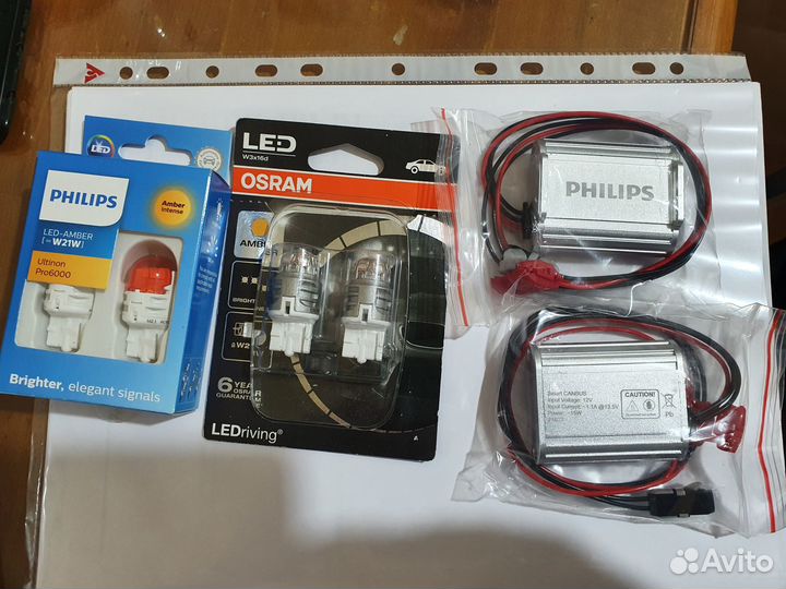 Светодиодные LED лампы в повороты+обманки philips