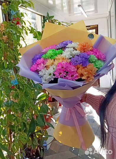Букеты-гиганты Хризантем