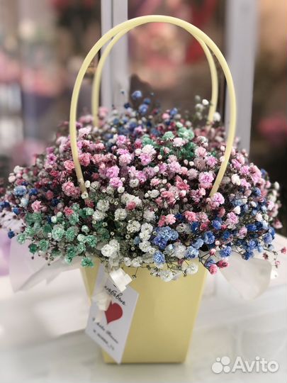 Композиция из гипсофилы