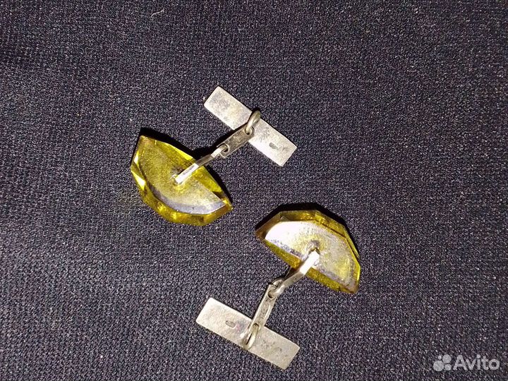 Запонки серебро СССР
