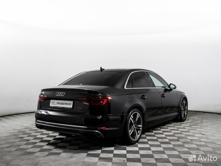 Audi A4 2.0 AMT, 2019, 76 722 км