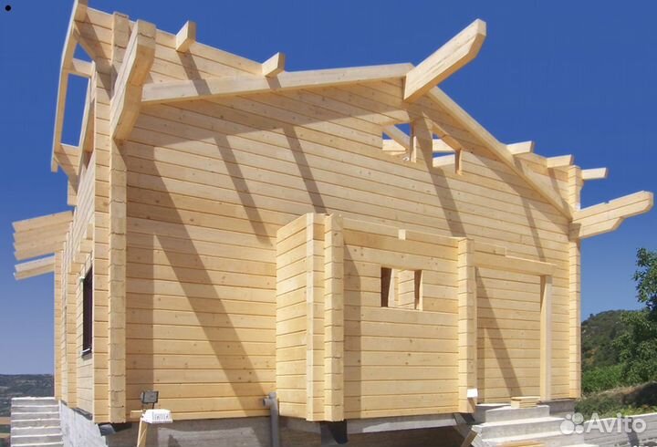 Сруб дом из бруса 42м3
