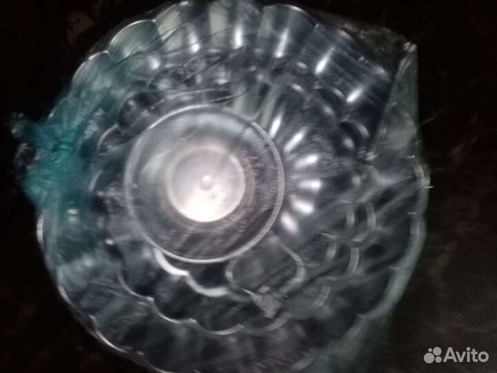 Конфетница из нержавейки 3 х ярусная новая