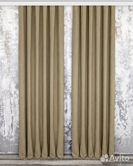 Комплект портьер канвас Эдем шторы занавески
