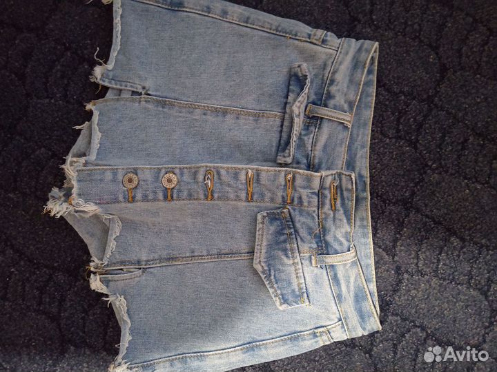 Юбка шорты джинсовая