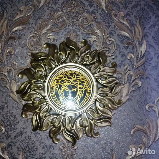 Панно зеркало Версаче 25 см