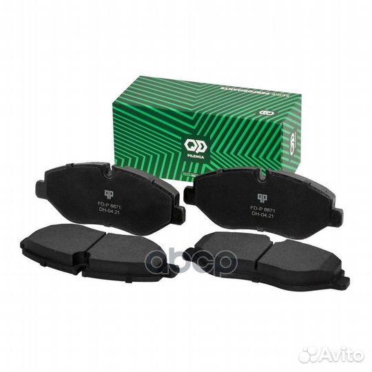 Колодки тормозные дисковые перед, прав, лев