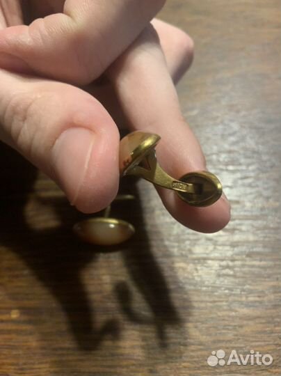 Запонки с камнем, СССР